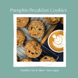 Pumpkin Breakfast Cookies